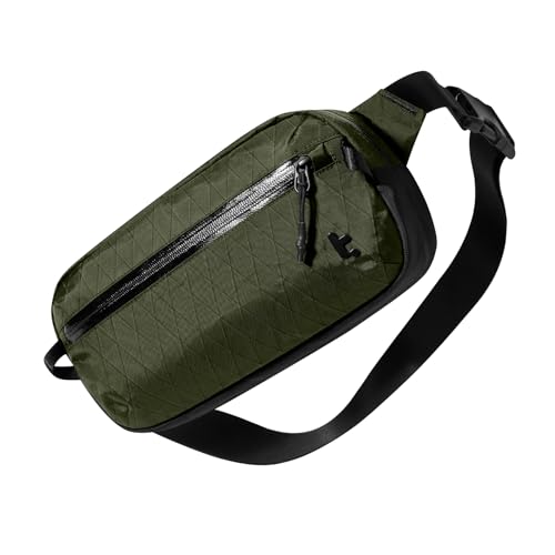 3.5L X Pac Sling Bag with RFID Blocking Crossbody Pack for Men Women (X-Pac Olive / 3.5L)
