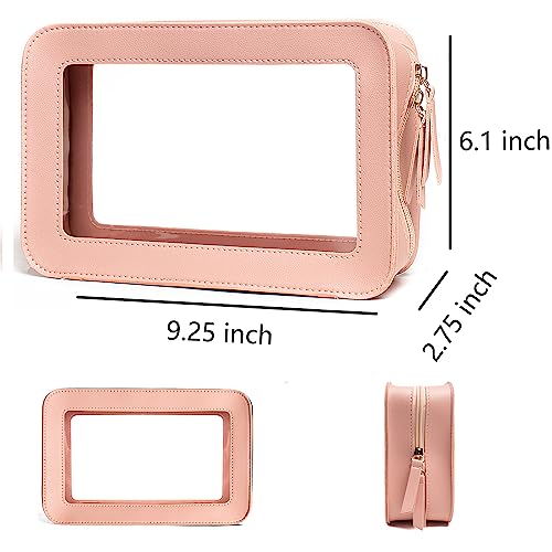 Clear Makeup Bag (PINK1)