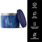 S'nack by S'well Stainless Steel Food Container (Azure Forest / 24oz / Container)