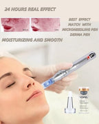 Hyaluronic Acid Serum for Microneedling Serum Ampoules for Face Serum 0.35 oz 4 Vials (serum kit)