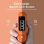 Digital Luggage Scale for Travel (Orange)