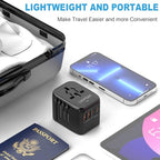Universal Travel Adapter (2 USB A+2 USB C(PD20W)(Standard) / Black)