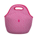 LunchTote Zippered Bag Insulated Neoprene Caddy (Pink Grand Prix / Large 4.5 Quart Lunch Tote)