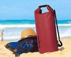 Dry Bag Sack Waterproof Floating Dry Gear Bags for Boating (5L / Red)