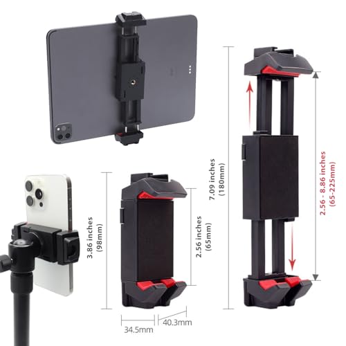 Metal Portable Monitor Tablet Stand Tripod (Gray Black)