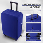 Travel Luggage Cover (Blue / 24-25 inch)