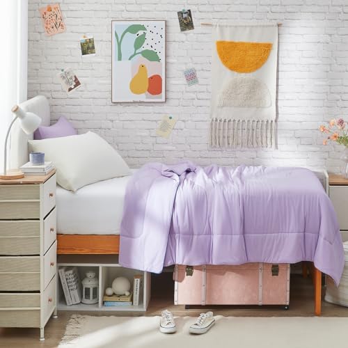 Temperature Regulating Twin XL Comforter (Lavender Fog / Classic Twin XL (68"x90"))