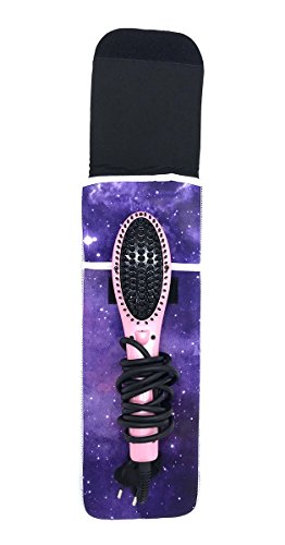 Hair Straighteners Case with Fastener (Purple Sky)