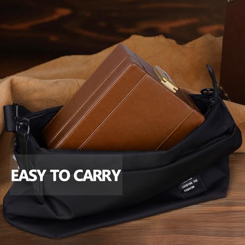 Watch Box 4 Watch Travel Case with Combination Lock (Brown / 4-Slot)