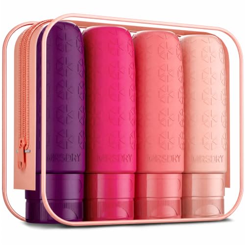 Travel Bottles for Toiletries (Pink / 3 Ounces)