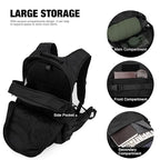 35L Tactical Backpack for Men (Black)