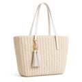 Straw Bags For Women (White)