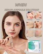 Centella Asiatica Serum for Face with Hyaluronic Acid Repair and Centella Serum for Face Moisturizer 0.35 oz 4 Vials (repair kit)