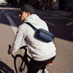 1.5L Sling Bag with RFID Blocking Crossbody Chest Pack for Men Women (Dark Blue / 1.5L)