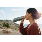Stainless Steel Water Bottle 17 ounces Green Foliage Triple Layered Vacuum Insulated Containers Keeps Drinks Cold for 36 Hours and Hot for 18 Perfect for On the Go (Green Foliage / 17 Ounces / Water Bottle)