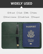 Passport Holder for Travel (Forest Green)