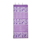 16 Pockets Over Door Hanging Storage Organizer with 4 Kinds Pouches for Shoes (Medium-Purple: Pack of 1)