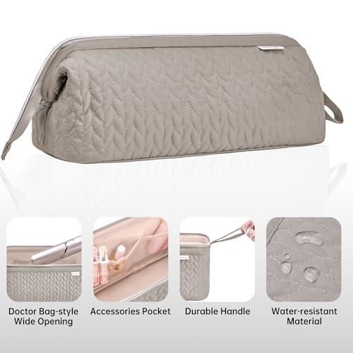 Shark Flex Style Case for Dyson Airwrap Hair Dryer Tools Travel Bag (Camel)