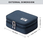 Electronic Accessories Organizer Bag (9 inch / Dark Blue 1)
