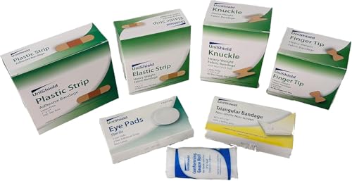 Class A First Aid Refills Supplies Without Cabinet (3 Shelf Refills Without Cabinet / Class A without tablets | Without Cabinet)