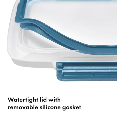 Good Grips Prep & Go Food Storage Salad Container (Salad Container / Ocean Blue)