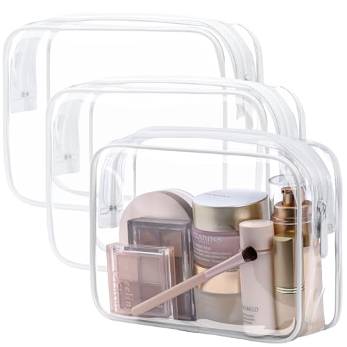 TSA Approved Toiletry Bag (Active White / Medium Set)