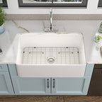 30 White Farm Sink (30"x20"x9" / White)