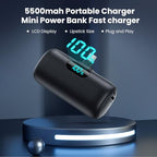 2 Pack]Portable Charger for iPhone 17 (Black+Blue)