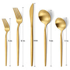 Matte Gold Silverware Set (Matte Gold)