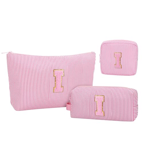 Personalized Initial Makeup Bag 3 (Pink 03)