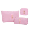 Personalized Initial Makeup Bag 3 (Pink 03)