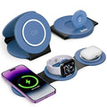 3IN1 Wireless Charging Station for iPhone (Light Blue)