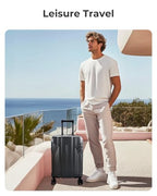 Expandable Carry On Luggage 22x14x9 Airline Approved (Expandable Carry On 20 Inch / Haze Green)