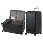 29 Inch Aluminum Frame Checked Luggage Top Opening (Black / 29 Inch)