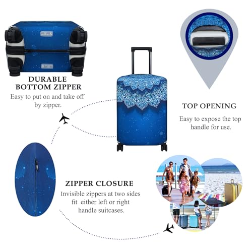 Luggage Cover Fits 31 (XL / Blue Violets)
