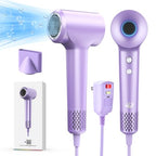 110000 RPM Brushless High Speed Plasma Hair Dryer for Home Travel (Purple)