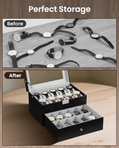 20 Slot Watch Box (Gray / 20 Slots)