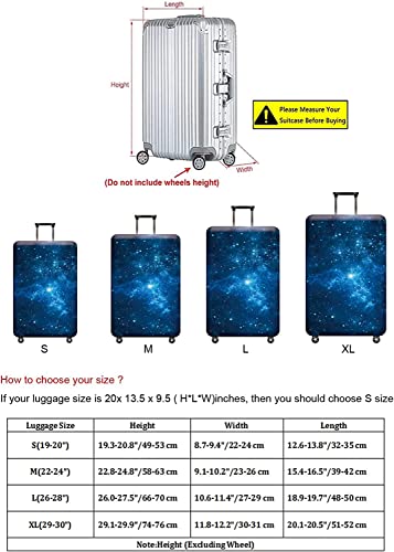 Luggage Cover (Galaxy / M: Fit 22-24 Inch Luggage)