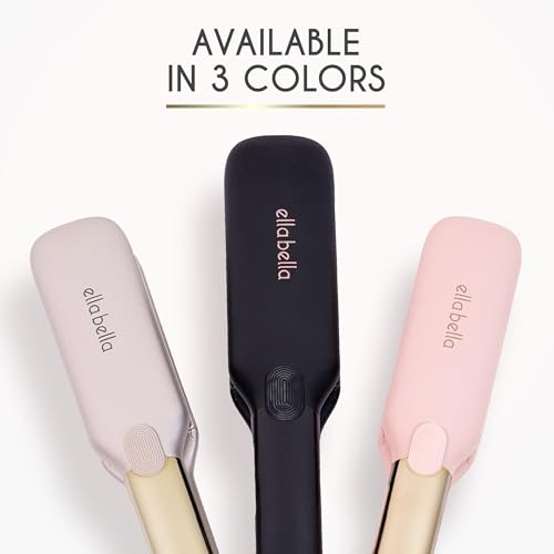 Titanium Flat Iron Hair Straightener Large with Infrared (Champagne / 1.8 Inch Plate)