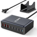 440W Fast Charging 8 Port USB C Charger Block (440W)