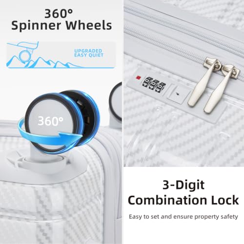 Luggage Sets 5 Piece (Pearl Carbon / 5 Piece Set (20/24/28/DB/TB))