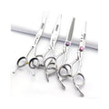 6 Inch 440C High Hardness Stainless Steel Hair Scissors Hair Salon Hair Stylist Cutting Thinning Tool Barber Special (6 Inch 4pc-b)