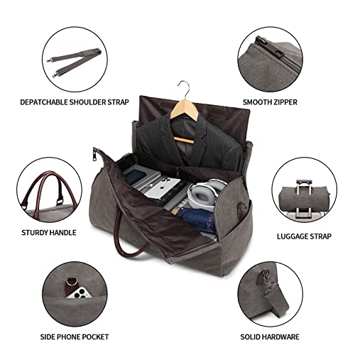 Carry On Garment Backpack (Grey-backpack)