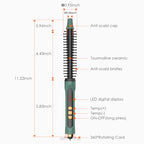 Mini Barrel Thermal Brush for Short Hair 0.35 Inch Curling Brush (0.35 Inch Barrel)