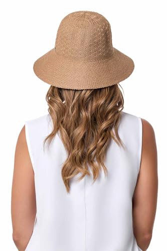Women's Cloche Hat (One Size / Tan)