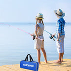 Kids Fishing Pole (Blue&Pink / 4.92 ft)