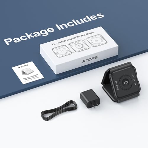 3 in 1 Wireless Charging Station for Apple (black)