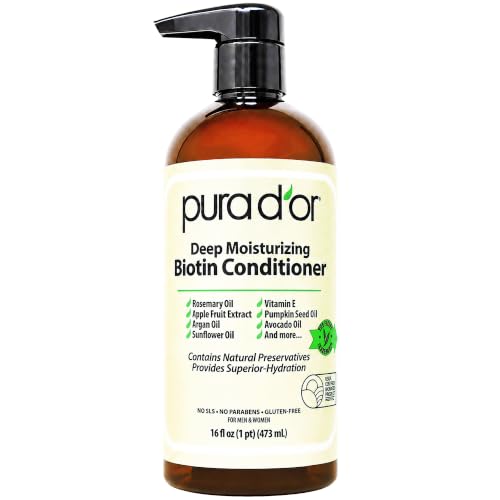Deep Moisturizing Biotin Conditioner for Dry (16 Fl Oz (Pack of 1))