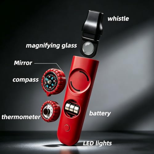 Emergency Survival Safety Whistle (Red)