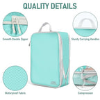 6 Set Compression Packing Cubes (Blue-6pcs / Set of 6)